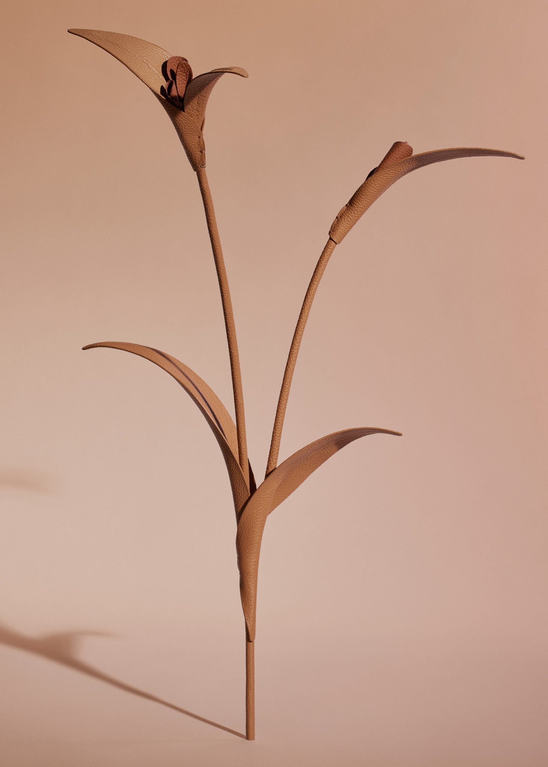 Touka Flower - Textured Trio Tan - Image 2