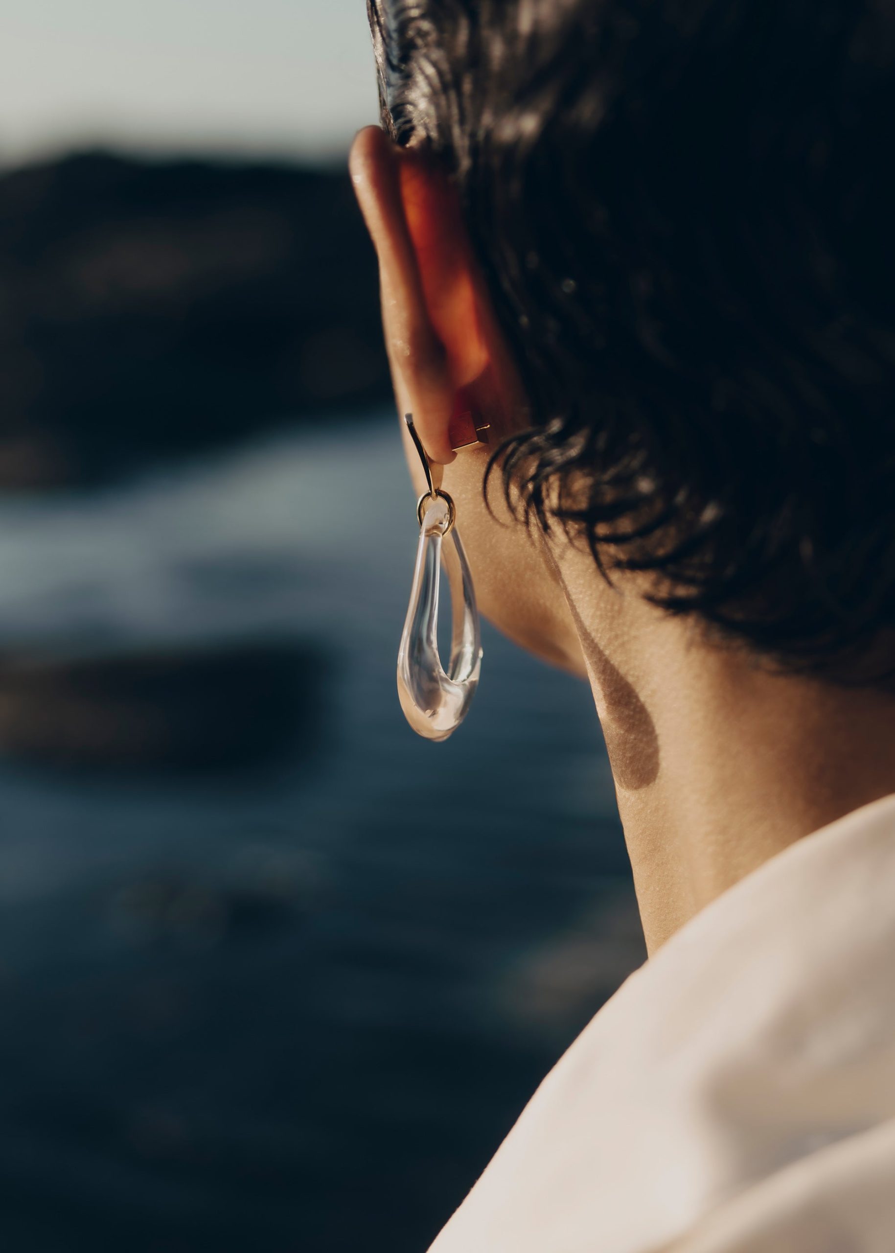 Nae Drop Earrings - Glass - Image 4