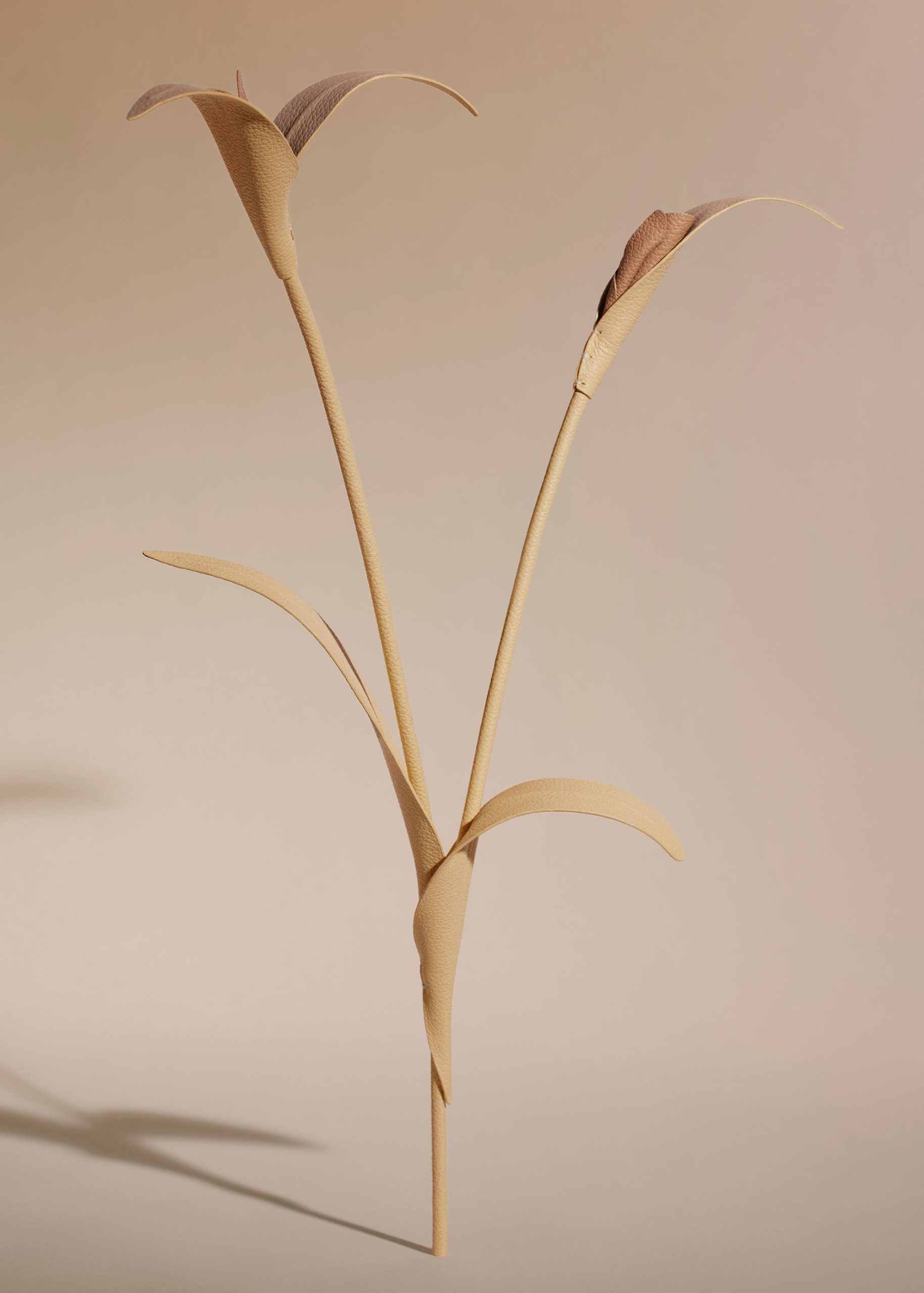 Touka Flower - Textured Trio Wheat - Image 2