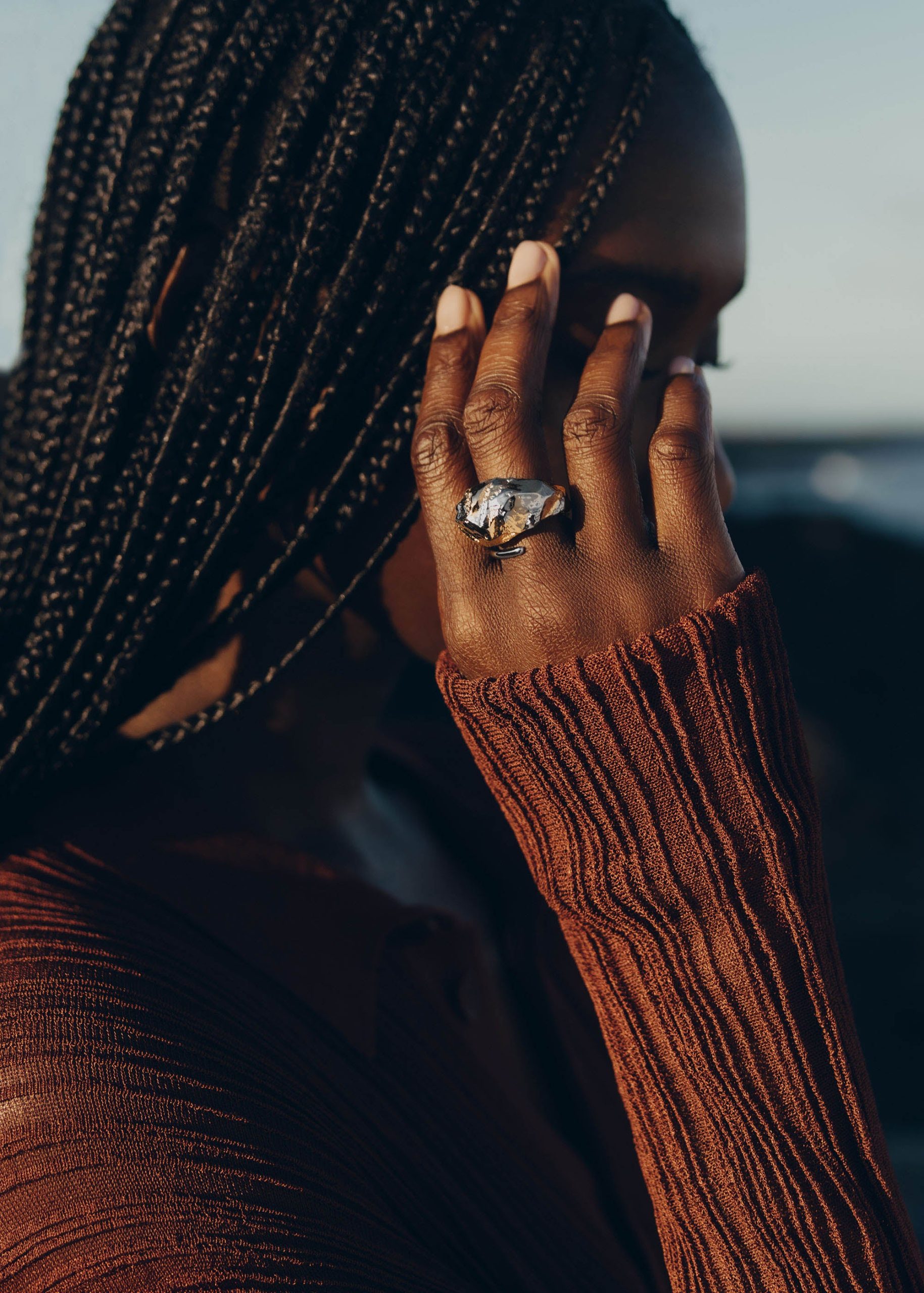 Eroz Ring - Duo palladium with 24 carat gold plating - Image 2