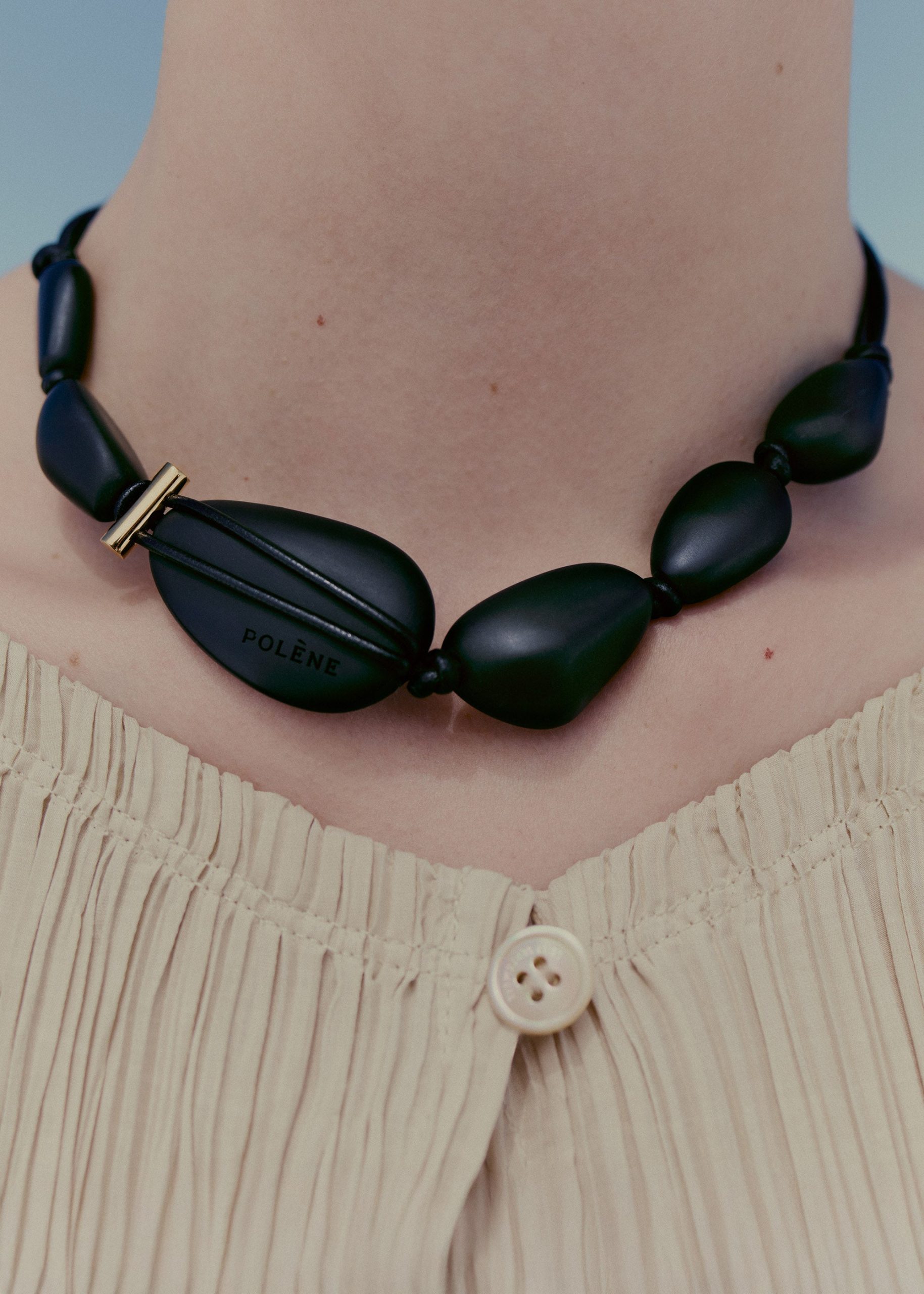 Tere Necklace - Black Marble - Image 3