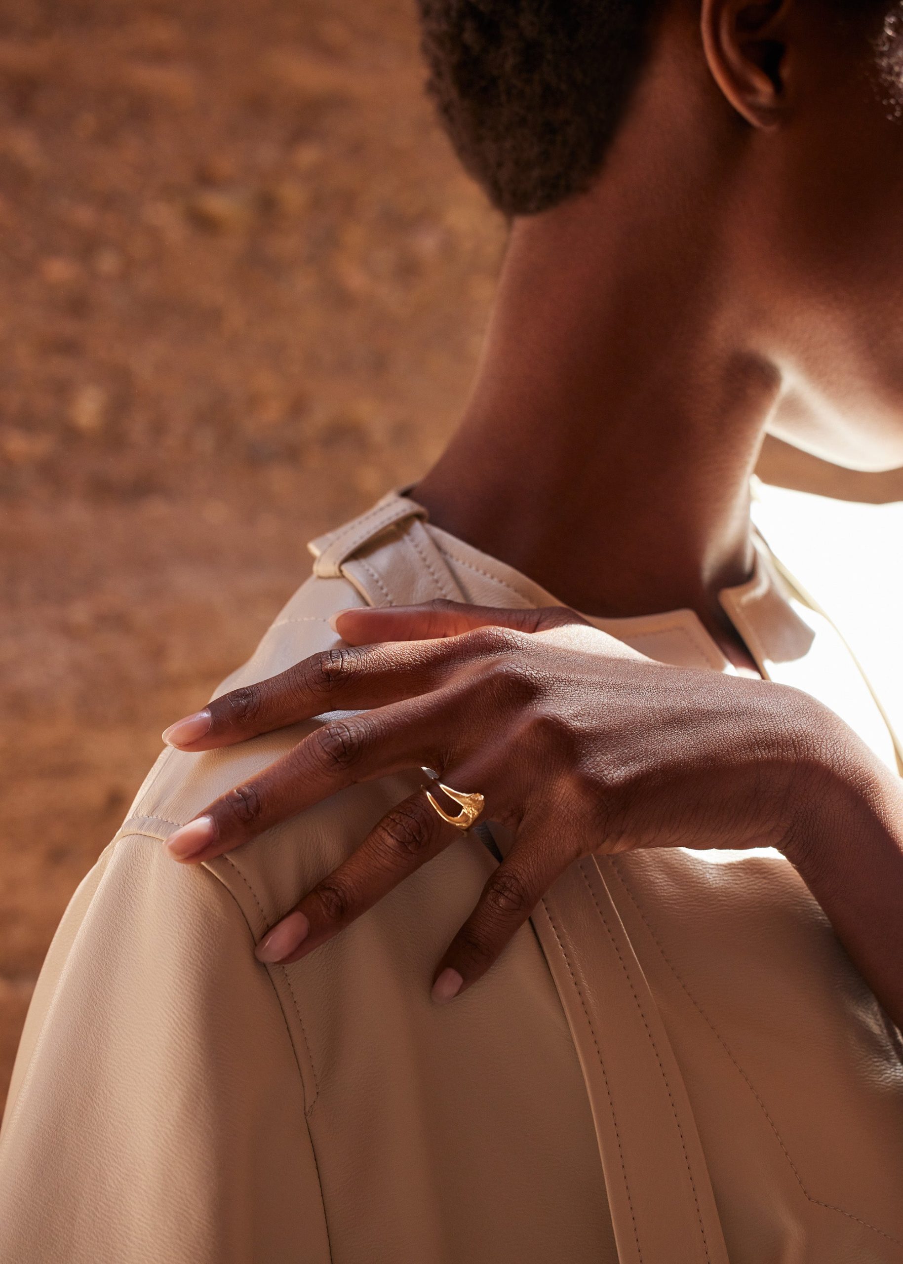 Eroz Fine Ring - 24 carat gold gilded - Image 2