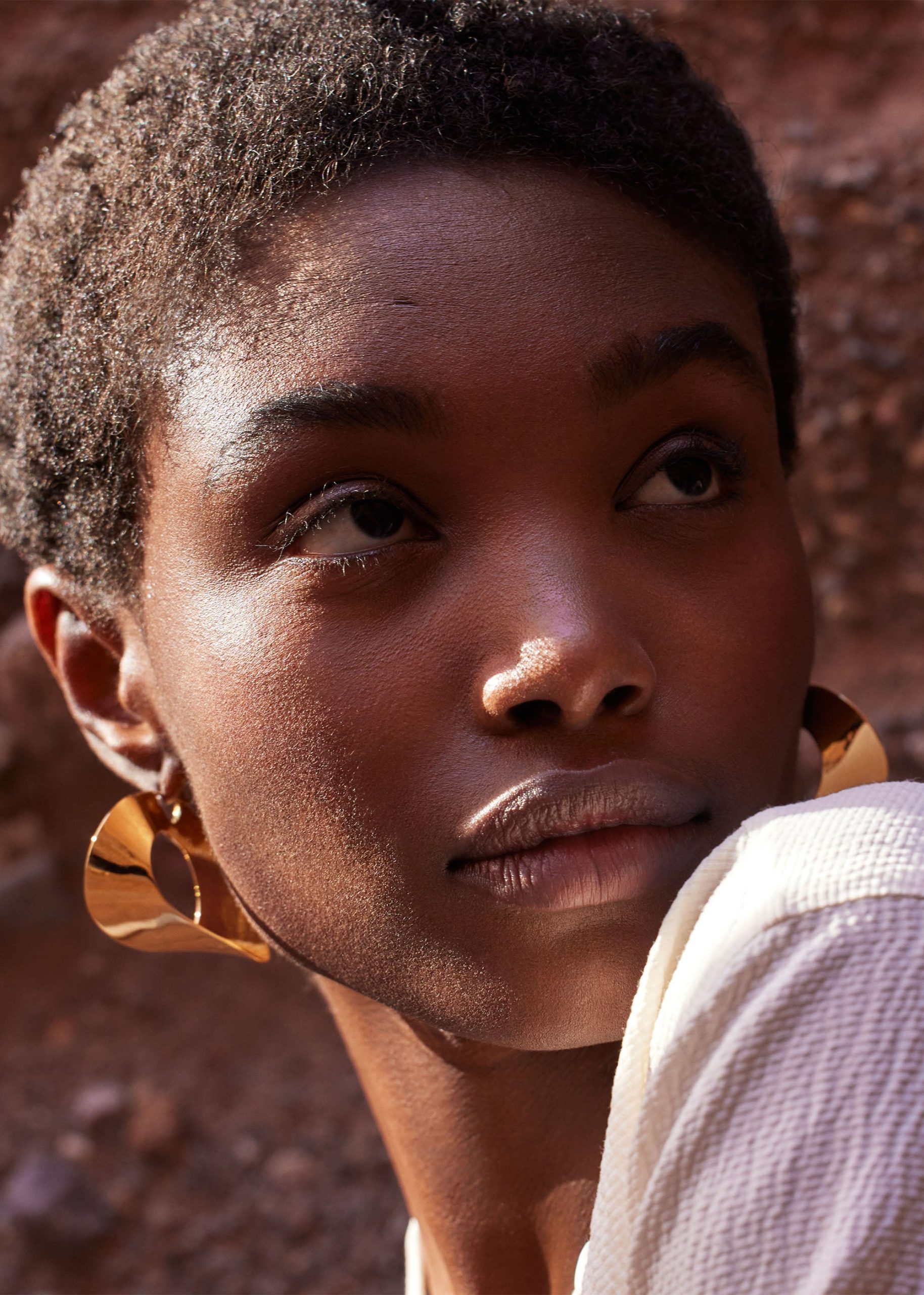 eole Hoop Earrings - 24 carat gold gilded - Image 3