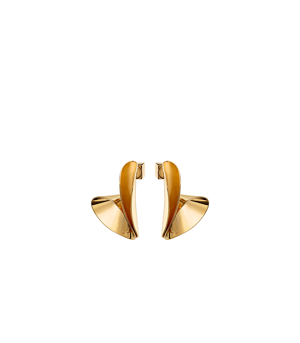 eole Earrings - 24 carat gold gilded