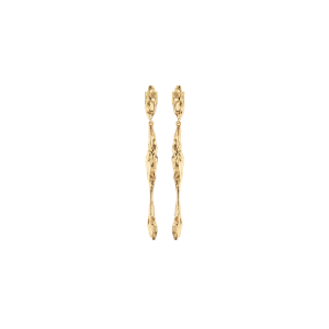 Eroz Drop Earrings - 24 carat gold-gilded edition