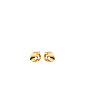 eole Stud Earrings - 24 carat gold gilded