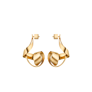 eole Spiral Earrings - 24 carat gold-gilded