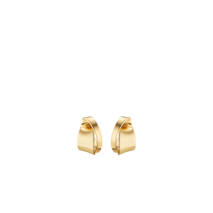 eole Curled Earrings - 24 carat gold-gilded