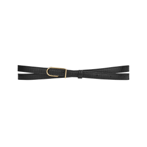 Thin Umi Belt - Black Lizard Print