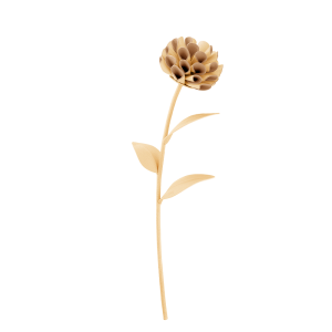 Dalium Flower - Textured Duo Wheat