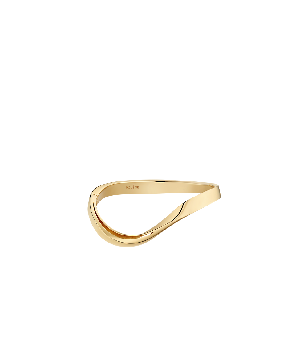eole Bangle - 24 carat gold-gilded