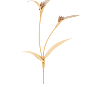 Touka Flower - Textured Trio Wheat