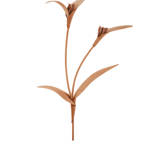 Touka Flower - Textured Trio Tan